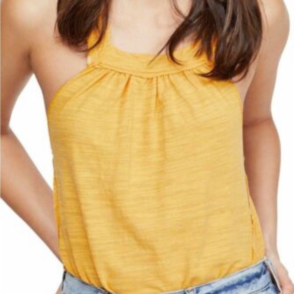 We the Free People Yellow Tank